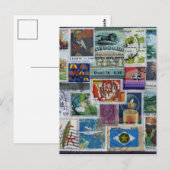 Briefkaart met poststempel (Voorkant / Achterkant)