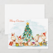 Briefkaart met pretkerkerbunnies (Voorkant / Achterkant)