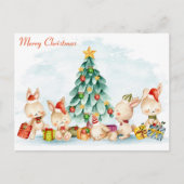 Briefkaart met pretkerkerbunnies (Voorkant)