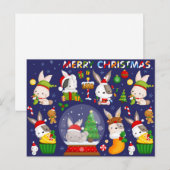 Briefkaart met pretkerkerbunnies (Voorkant / Achterkant)