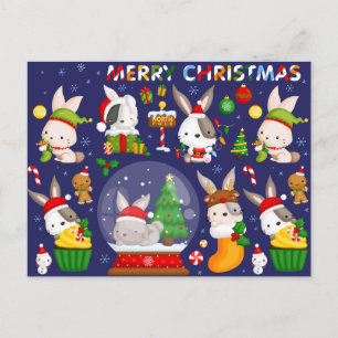 Briefkaart met pretkerkerbunnies