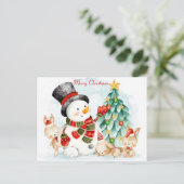 Briefkaart met pretkerkerbunnies (Staand voorkant)