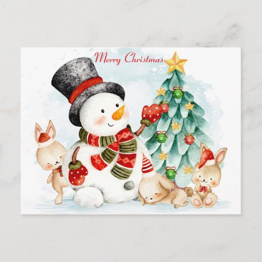 Briefkaart met pretkerkerbunnies (Voorkant)