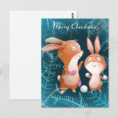 Briefkaart met pretkerkerbunnies (Voorkant / Achterkant)