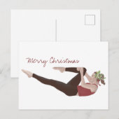 Briefkaart met pretkerst (Voorkant / Achterkant)