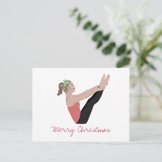 Briefkaart met pretkerst (Staand voorkant)