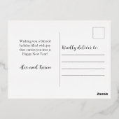 Briefkaart met prettige kerstfoto's (Achterkant)