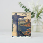 Briefkaart met  Rio de Janeiro-afdruk (Staand voorkant)