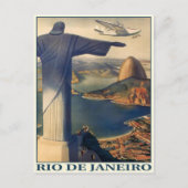 Briefkaart met  Rio de Janeiro-afdruk (Voorkant)