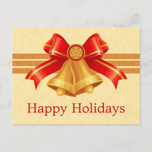 Briefkaart met rode en goudbonen (Voorkant)