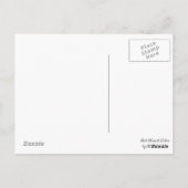 Briefkaart met rode, rode, liconenpapierdollar (Achterkant)