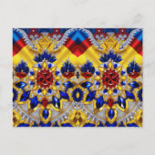 Briefkaart met Roemeense kleuren Design (Voorkant)