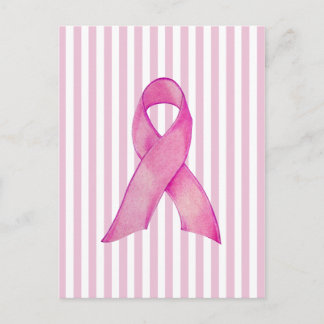 Briefkaart met roze stremmen