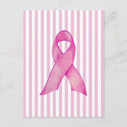 Briefkaart met roze stremmen (Voorkant)