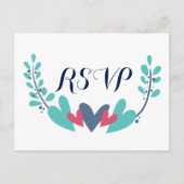 Briefkaart met RSVP-weddenschappen (Voorkant)