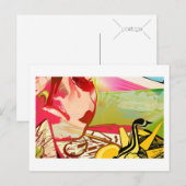 Briefkaart met ruw experiment (Voorkant / Achterkant)