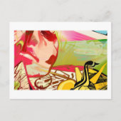 Briefkaart met ruw experiment (Voorkant)