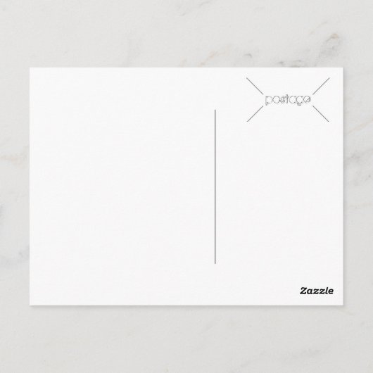 Briefkaart met ruw experiment (Achterkant)