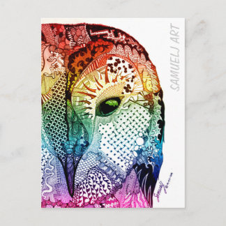 Briefkaart met Samuelj-ontwerp