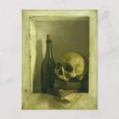 Briefkaart met schedel schilderen (Voorkant)