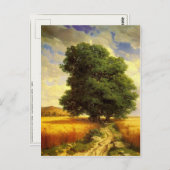 Briefkaart met schilderen van Alexandre Calame (Voorkant / Achterkant)