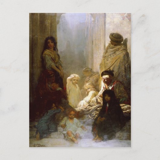 Briefkaart met schilderij van Gustave Dore (Voorkant)