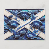 Briefkaart met Scottish Thistles Design (Voorkant)