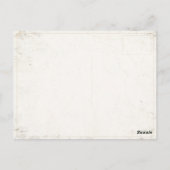 Briefkaart met  skiafdrukken van Aspen (Achterkant)