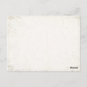 Briefkaart met  skibodruk (Achterkant)