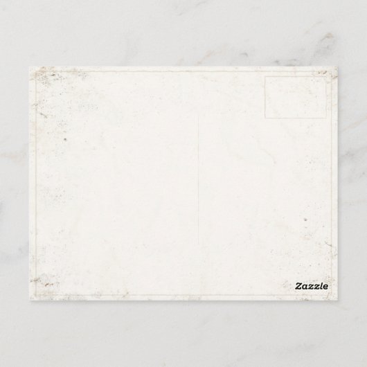 Briefkaart met  skibodruk (Achterkant)