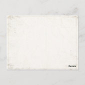 Briefkaart met  Skiing Print (Achterkant)