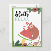 Briefkaart met sleuf (Voorkant / Achterkant)