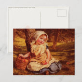 Briefkaart met Sophie Gengembre Anderson Painting (Voorkant / Achterkant)