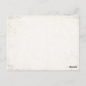 Briefkaart met Spaanse kratelafdruk voor olijven (Achterkant)