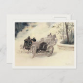 Briefkaart met  sportauto's (Voorkant / Achterkant)