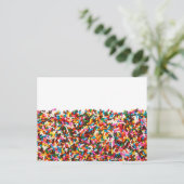 Briefkaart met sprinkhaan (Staand voorkant)