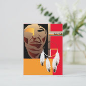 Briefkaart met standaard gezichtsveld en medicijnw (Staand voorkant)