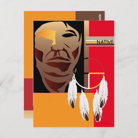 Briefkaart met standaard gezichtsveld en medicijnw (Voorkant / Achterkant)