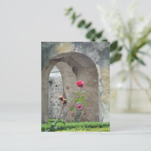 Briefkaart met standaard-hoge standaard (Staand voorkant)