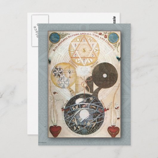 briefkaart met /steampunk (Voorkant / Achterkant)