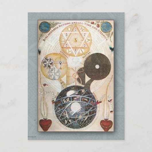 briefkaart met /steampunk (Voorkant)