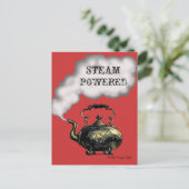 Briefkaart met stoomaandrijving (Staand voorkant)