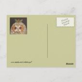 briefkaart met tamarack (Achterkant)