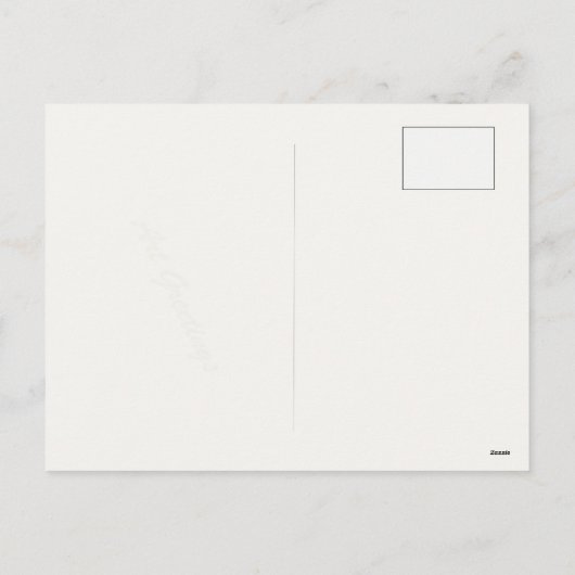 Briefkaart met Thanksgiving (Achterkant)