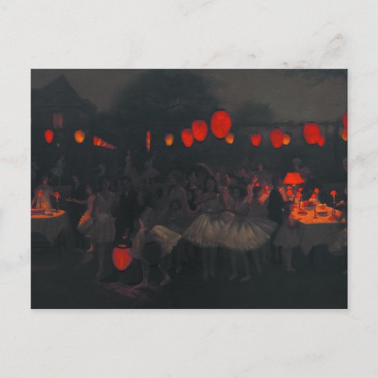 Briefkaart met Thomas Cooper Gotch Painting (Voorkant)