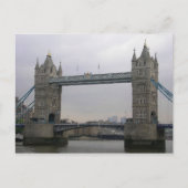 Briefkaart met Tower Bridge over de Theems (Voorkant)