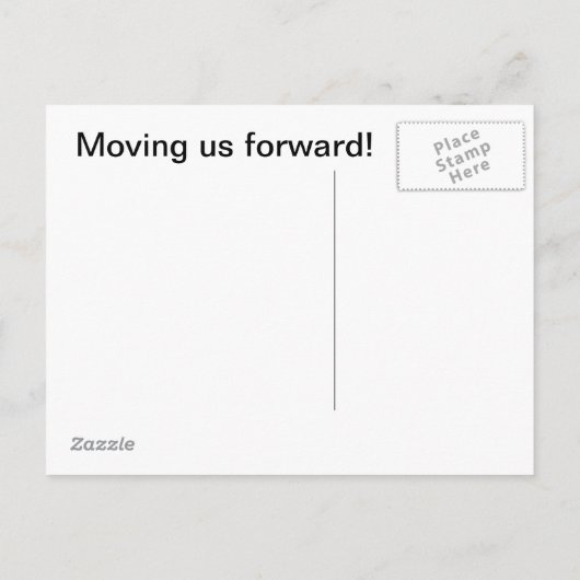 Briefkaart met trein (Achterkant)