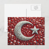 Briefkaart met Turks Kleuren Design (Voorkant / Achterkant)