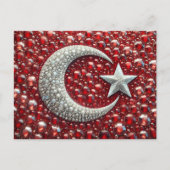 Briefkaart met Turks Kleuren Design (Voorkant)
