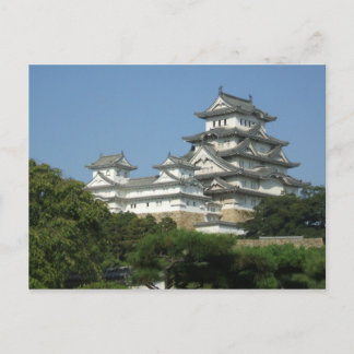 Briefkaart met uitzicht van Himeji Castle